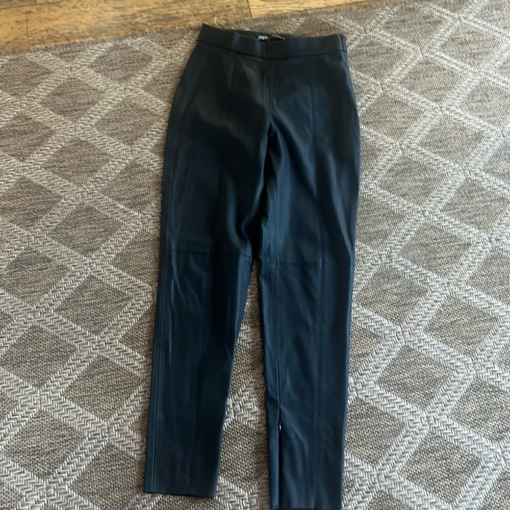 Zara leather pants